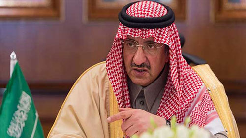 El depuesto príncipe de Arabia Saudí se encuentra confinado en su palacio